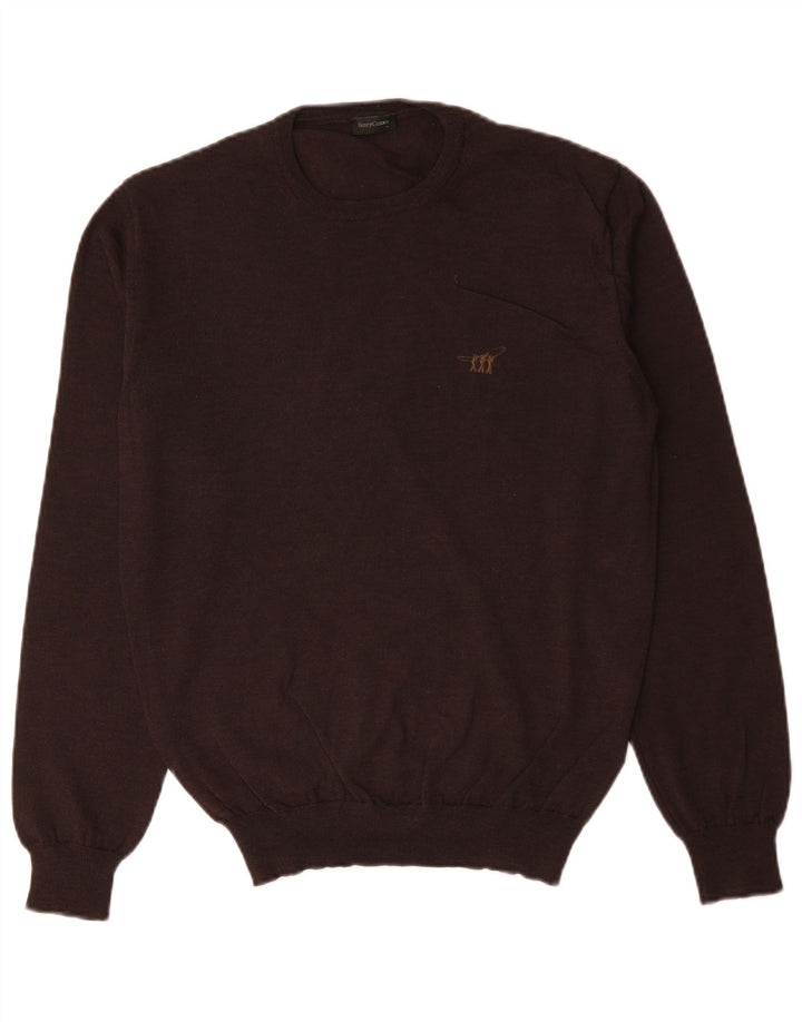 HENRY COTTONS Pull Col Rond Homme Marron Moyen