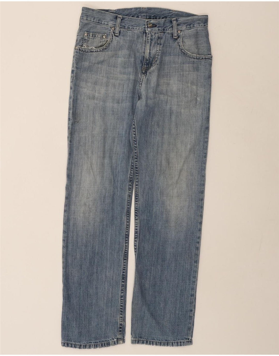 CARHARTT Jean Slim Homme W30 L32 Bleu Coton