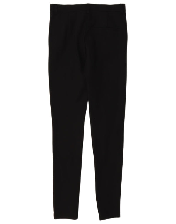 Pantalon décontracté Trafaluc Skinny Zara Femme XS W24 L28 Noir Viscose