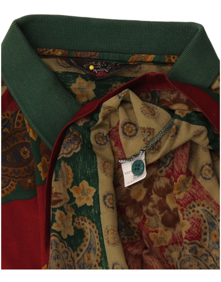 Paul & Shark Polo Homme Medium Multicolore Floral Coton