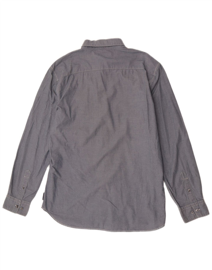 French Connection Chemise Homme Large Bleu Coton