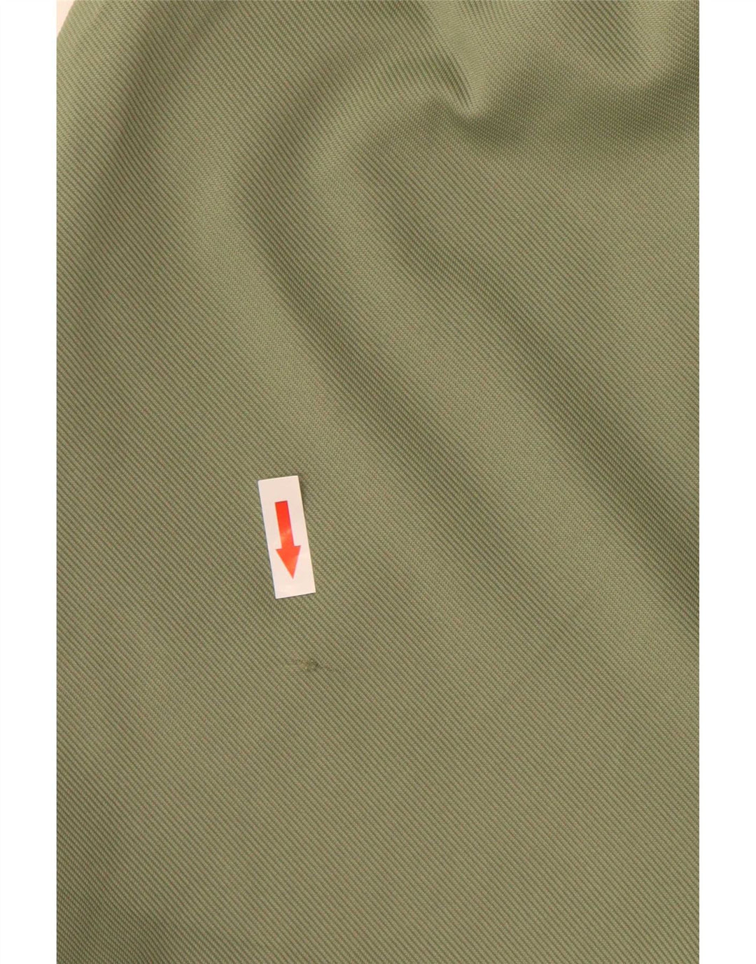 Zara Pantalon cargo à jambe large pour femme Petit W26 L29 Vert Polyester