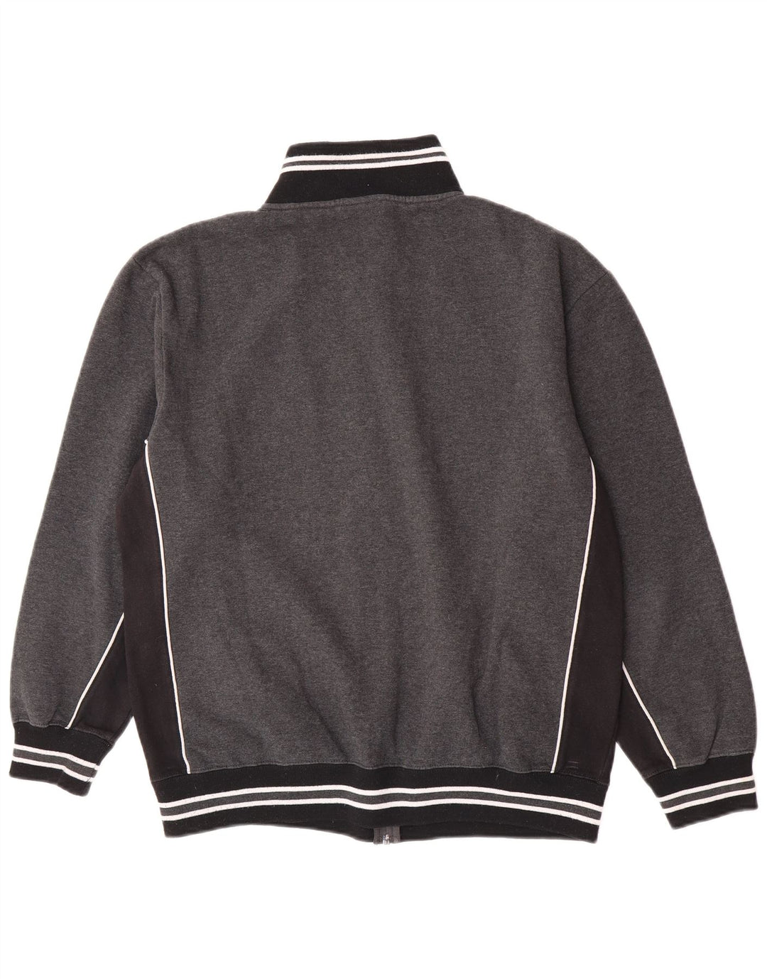 Fila Veste de Survêtement Graphique Homme Large Gris Colorblock