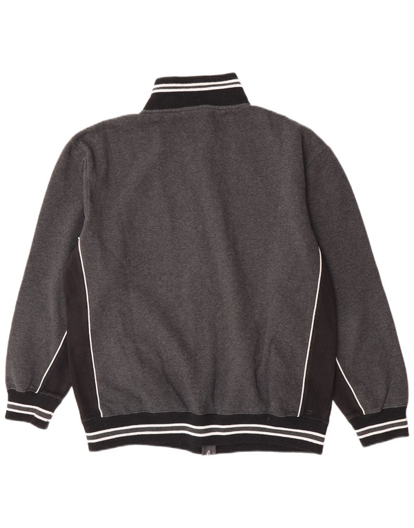 Fila Veste de Survêtement Graphique Homme Large Gris Colorblock