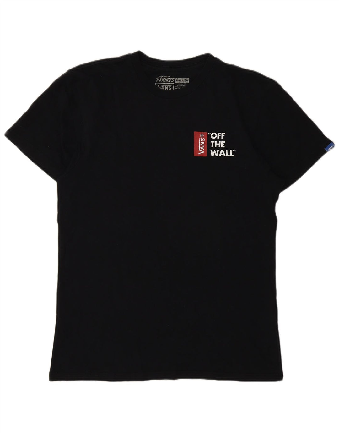 Vans T-shirt graphique pour homme en coton noir moyen