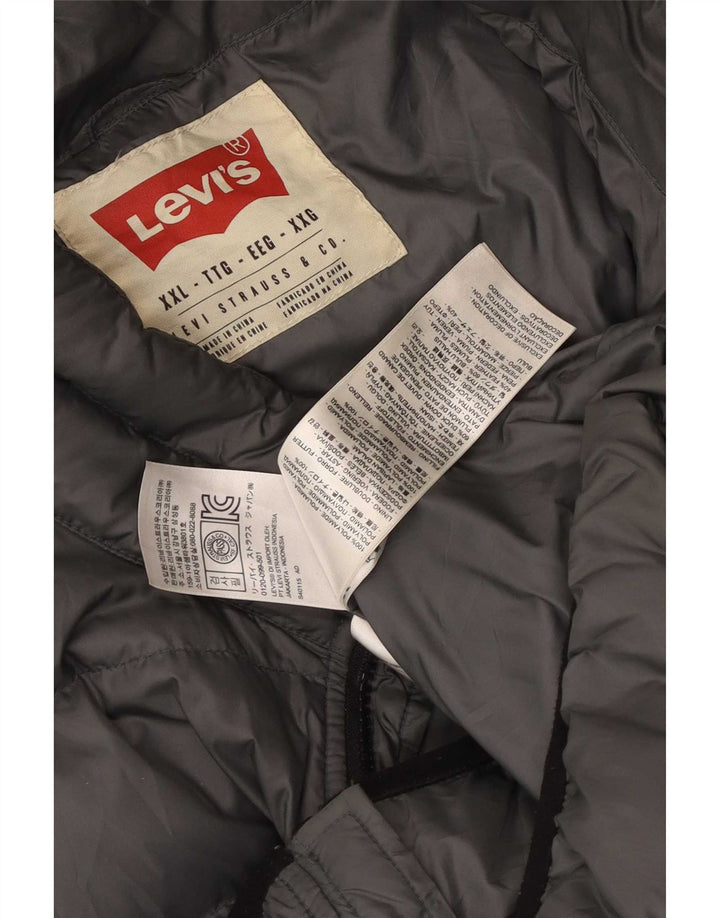 Levi's Veste matelassée homme UK 44 2XL Gris Polyamide