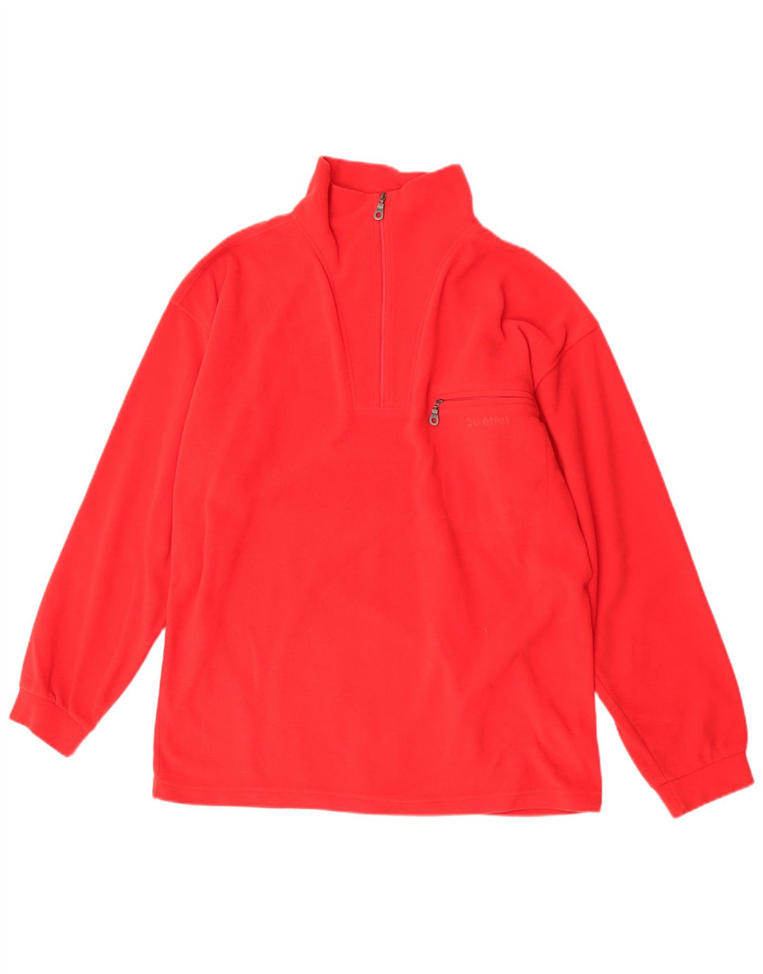 Schoffel Pull Polaire Col Zippé Homme Rouge Moyen
