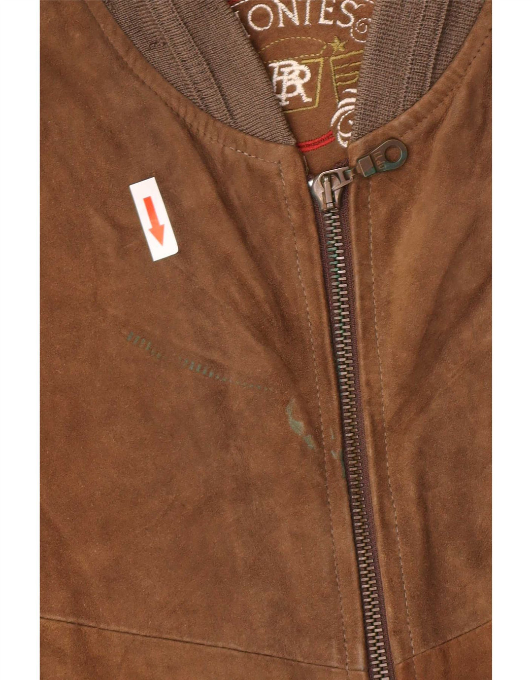 Montes Blouson Bomber En Daim Homme EU 52 XL Cuir Marron
