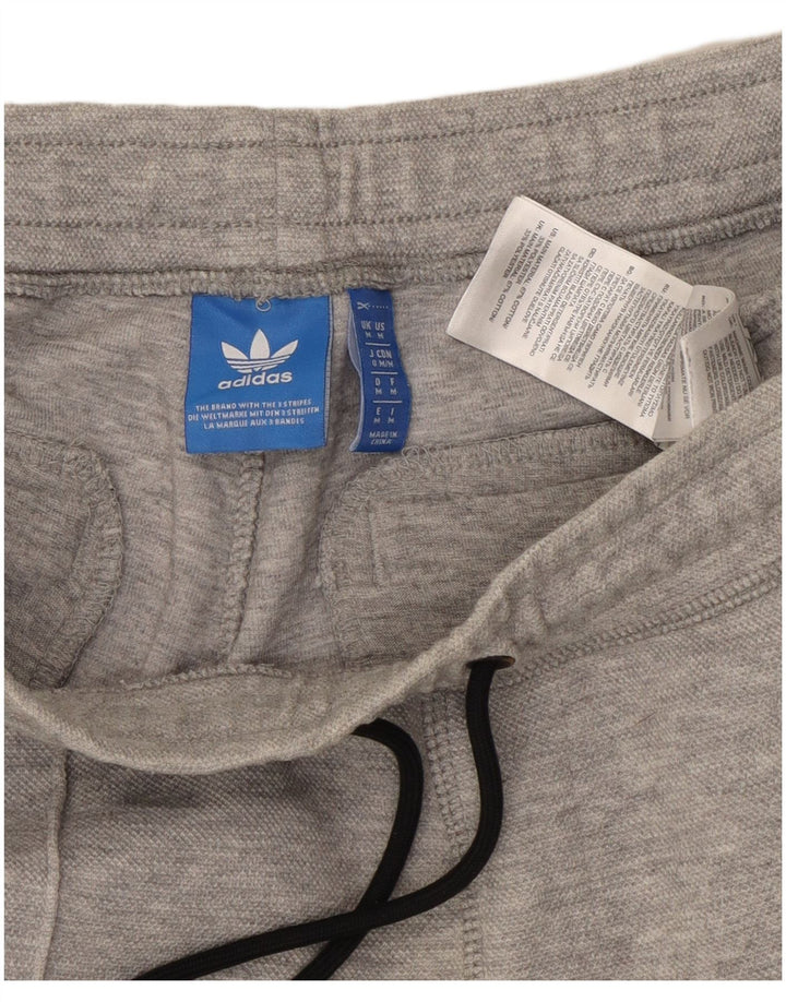 Adidas Pantalon de Survêtement Capri Homme Gris Moyen Moucheté Coton