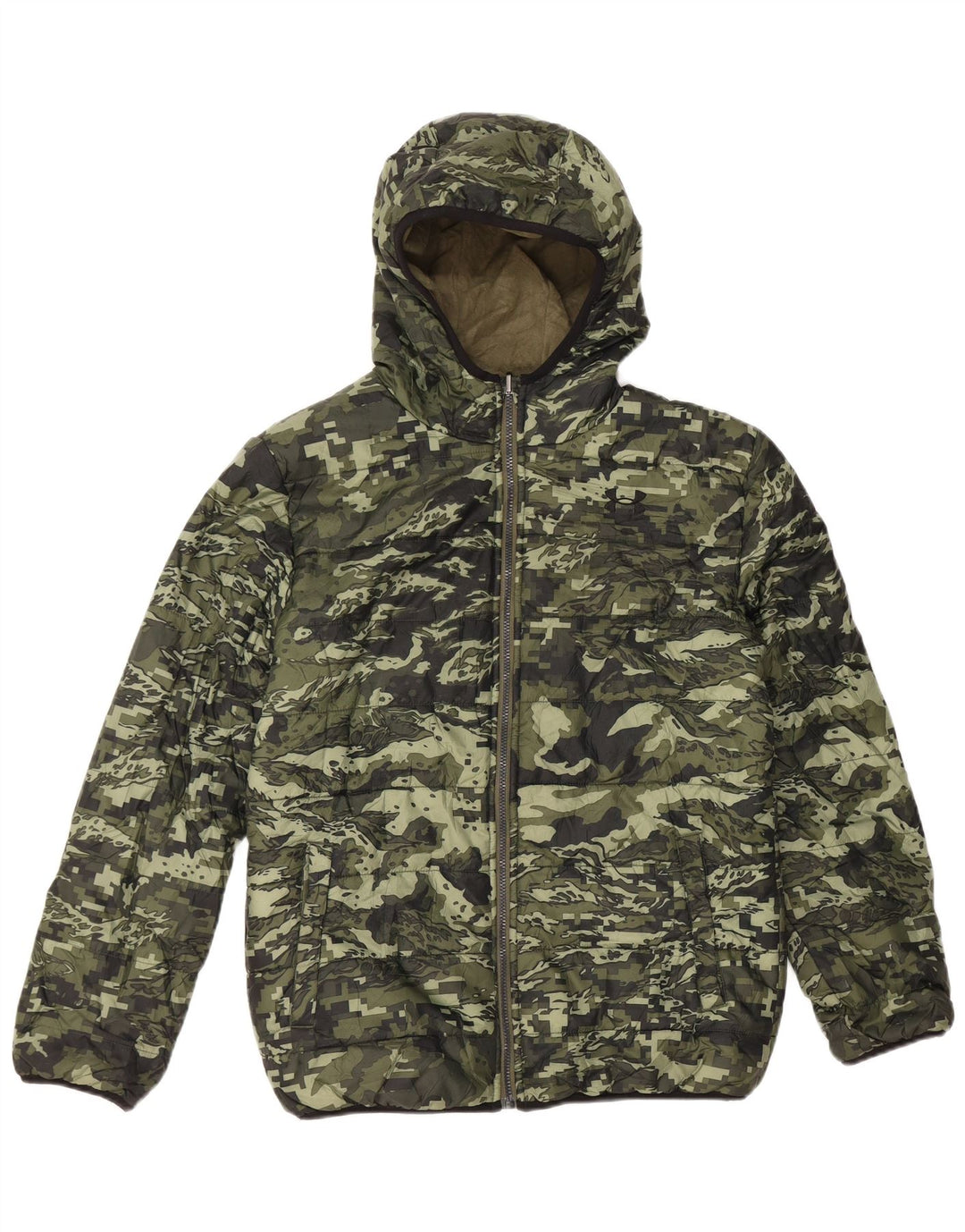 UNDER ARMOUR Manteau matelassé à capuche pour garçon 13-14 ans Kaki Camouflage