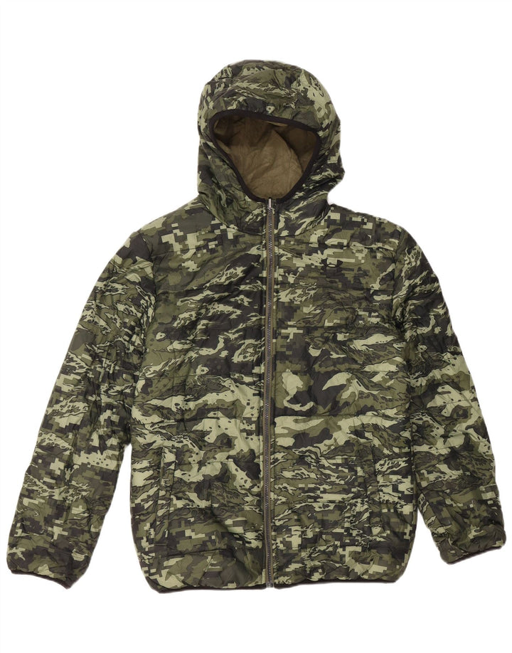 UNDER ARMOUR Manteau matelassé à capuche pour garçon 13-14 ans Kaki Camouflage