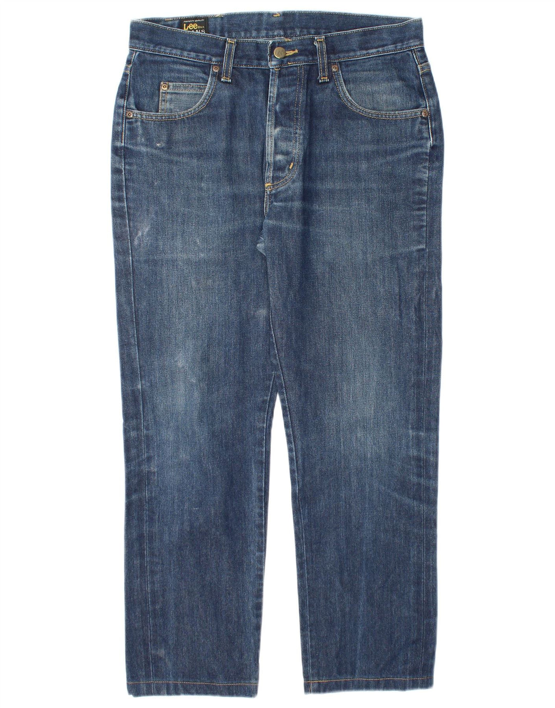 LEE Jean Droit Chicago Homme W32 L26 Bleu Coton