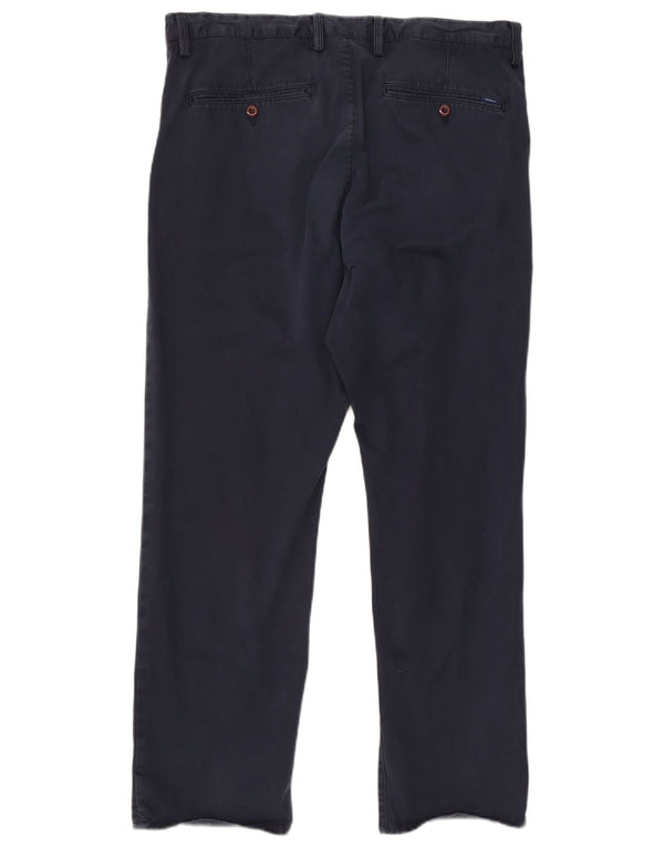 Gant Pantalon Chino Droit Homme W38 L32 Bleu Marine Coton