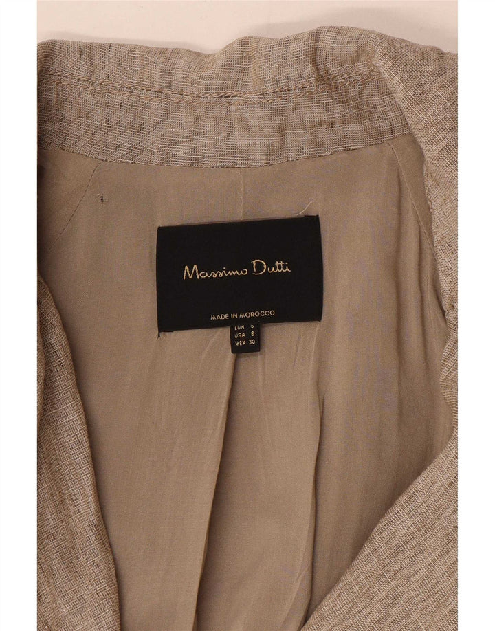 Massimo Dutti Trench-Coat Femme UK 10 Petit Beige