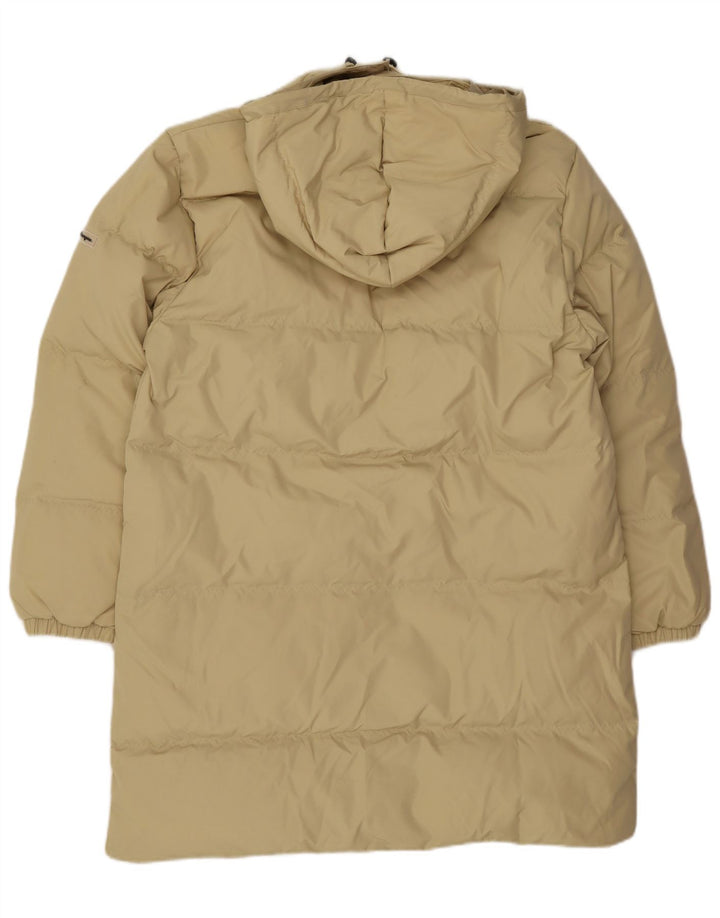 Champion Manteau rembourré à capuche pour femme UK 14 Beige moyen