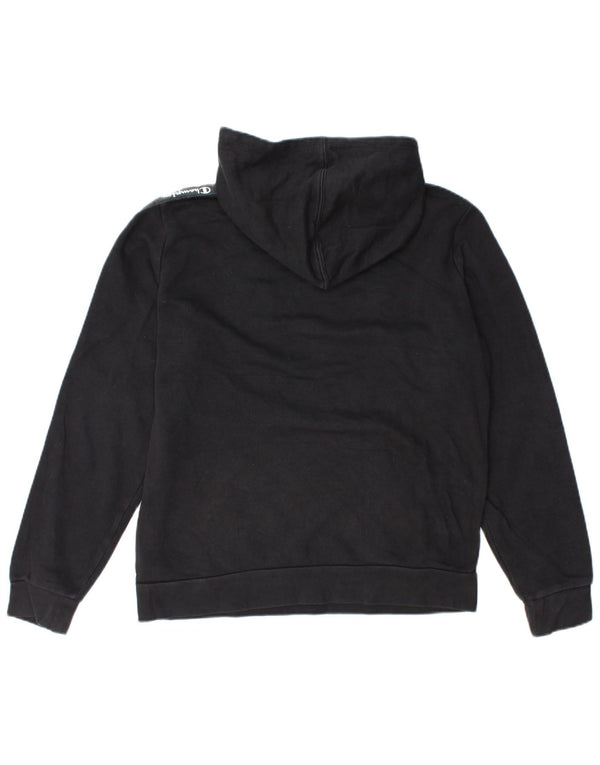Champion Pull à capuche graphique pour garçon 15-16 ans 2XL Noir Colourblock