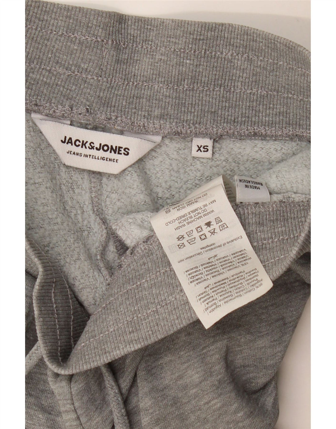 JACK & JONES Pantalon de Survêtement Graphique Joggers XS Gris Moucheté Homme