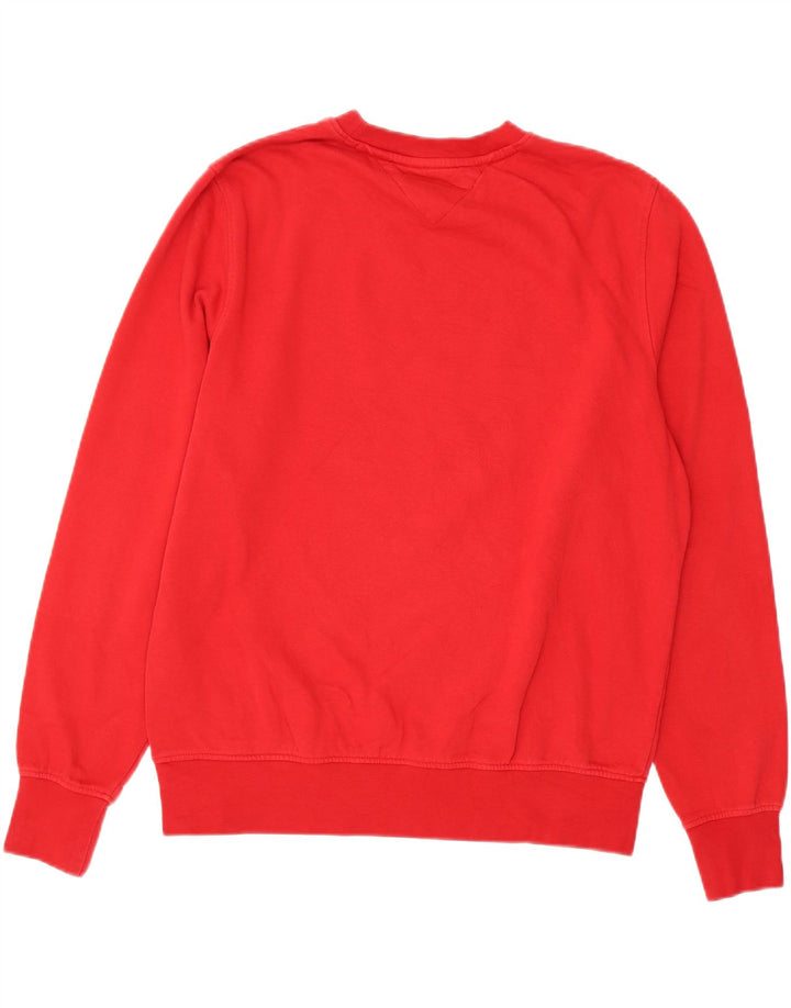 TOMMY HILFIGER Sweat-Shirt Homme XL Rouge Coton
