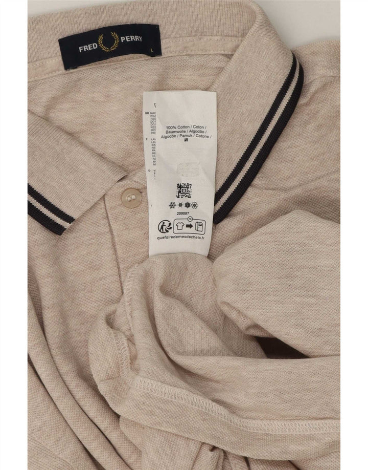 Fred Perry Polo Homme Grand Coton Beige