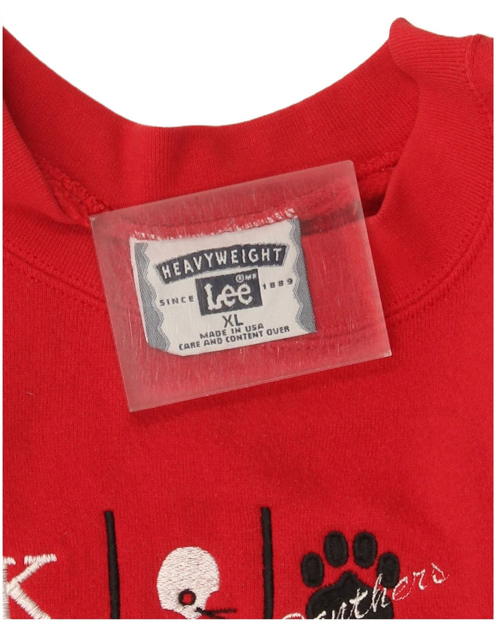 Lee Sweat-Shirt Graphique Homme XL Rouge Coton