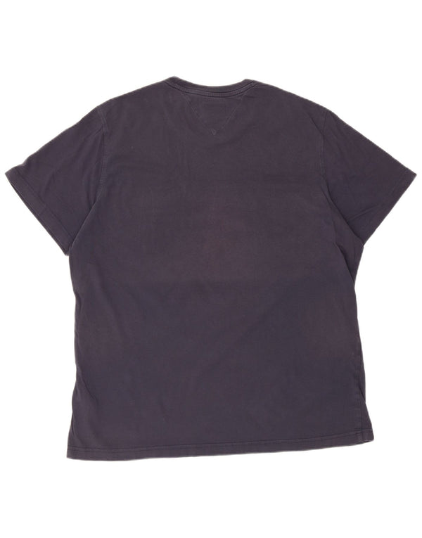 Tommy Hilfiger T-Shirt Homme Top XL Bleu Marine Coton