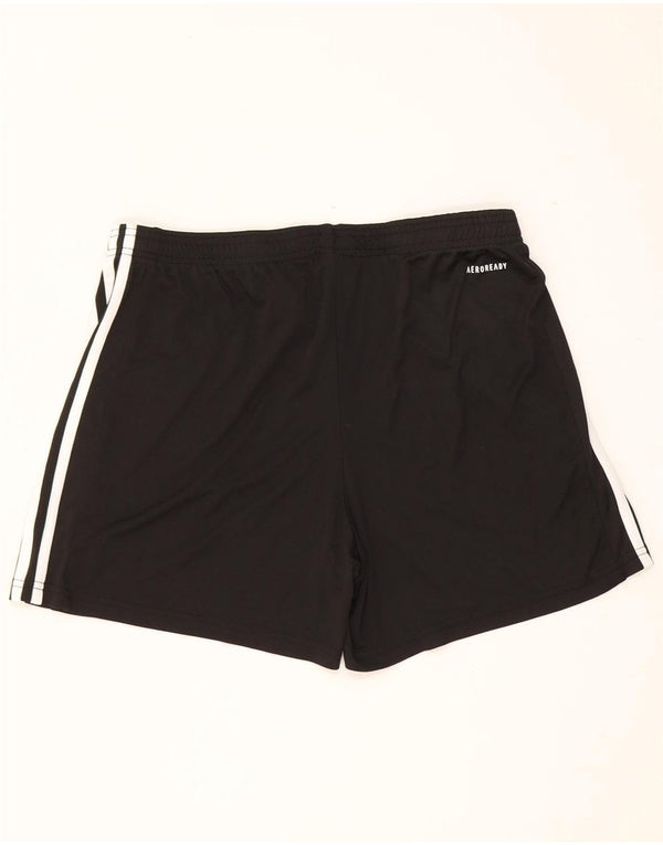Adidas Short de sport Aeroready pour femme UK 16/18 Large Noir Polyester