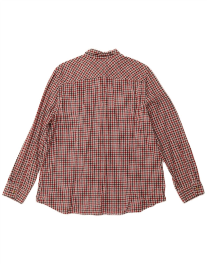 Eddie Bauer Chemise Femme UK 18 XL Coton à Carreaux Multicolore