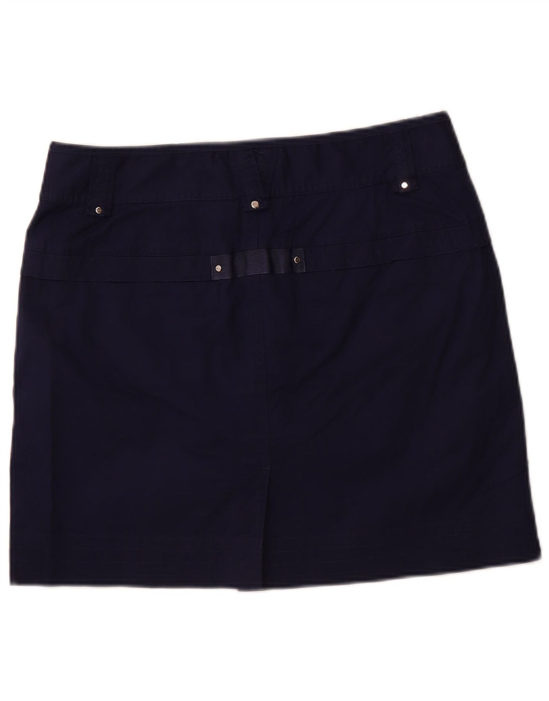 RALPH LAUREN Jupe-short pour femme US 10 Large Bleu marine en coton