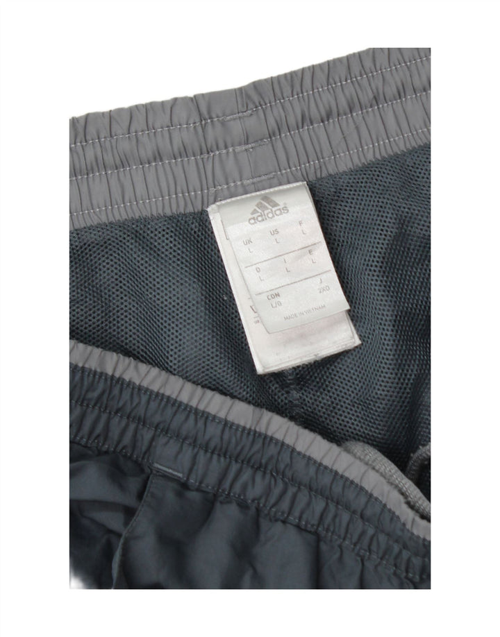 ADIDAS Mens Tracksuit Trousers Large Blue Polyester Vintage Adidas and Second-Hand Adidas from Messina Hembry 