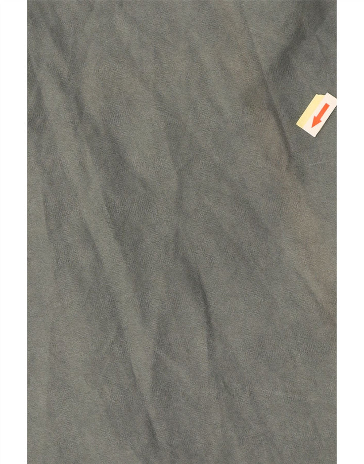 ABERCROMBIE & FITCH Chemise Homme Gris Moyen Coton