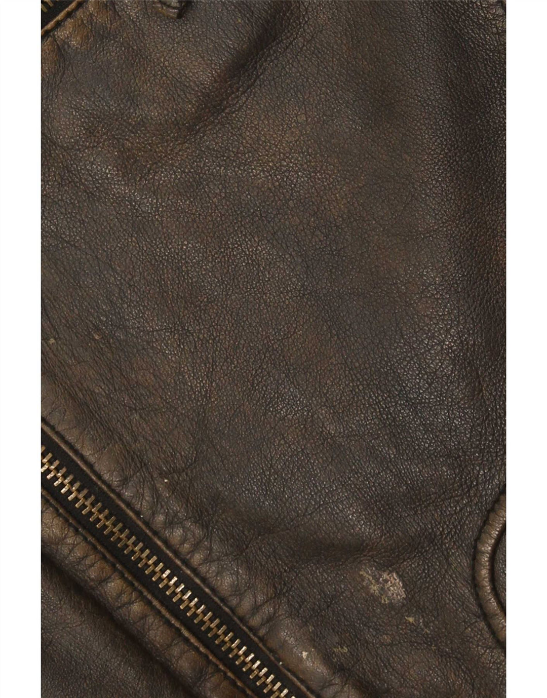 Camel Active Veste de course en cuir pour homme IT 50 Large Marron