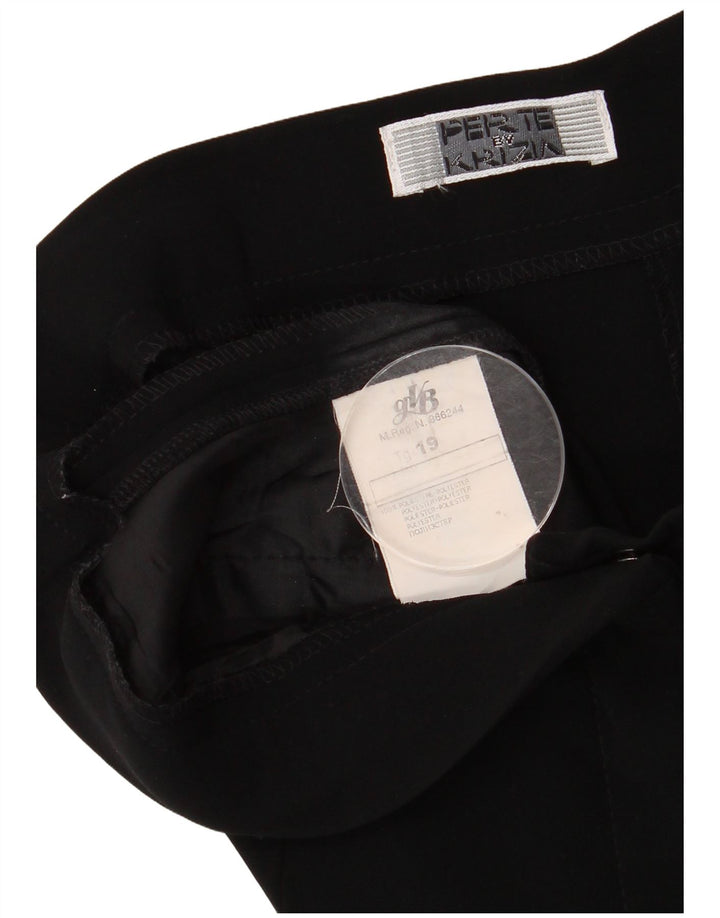 Perte by Krizia Pantalon Chino Droit Femme W32 L28 Noir Polyester