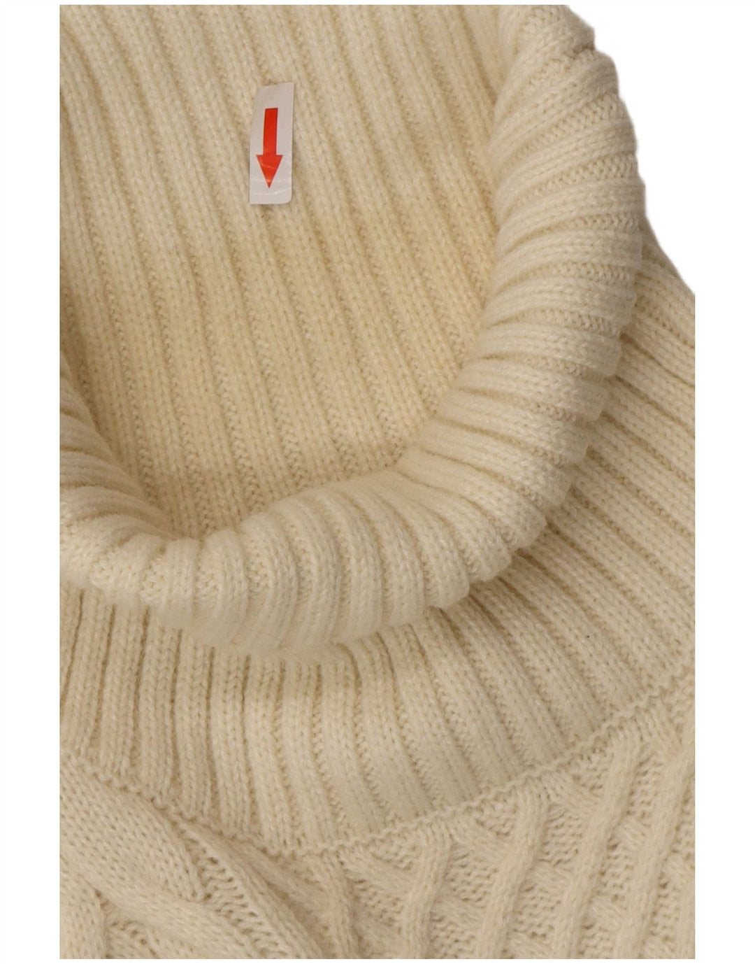 PIOMBO Pull col roulé homme 2XL Acrylique blanc