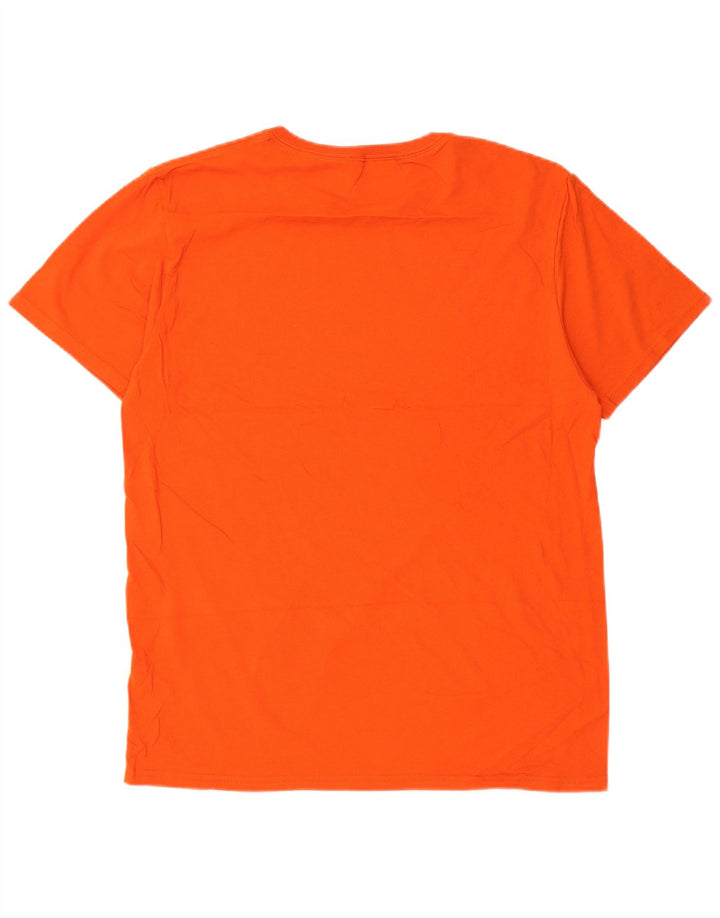 Russell Athletic T-Shirt Homme Coton Orange Moyen