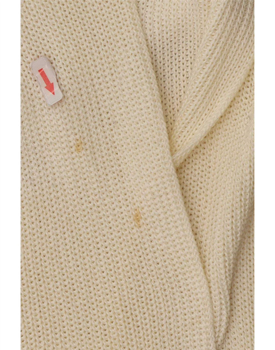 Massimo Dutti Pull cardigan ouvert long pour femme UK 10 Small Blanc cassé