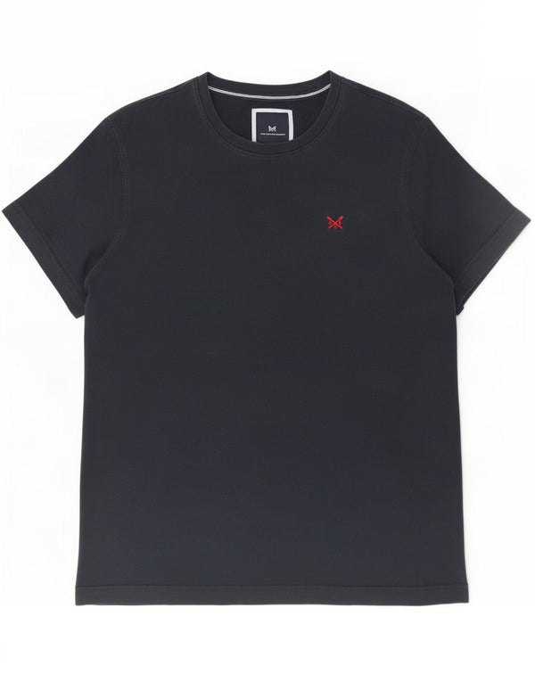 Crew Clothing T-Shirt Homme Haut Large Bleu Marine Coton