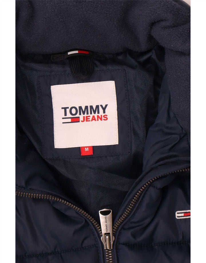Tommy Hilfiger Veste matelassée pour femme UK 14 Bleu marine moyen Polyester