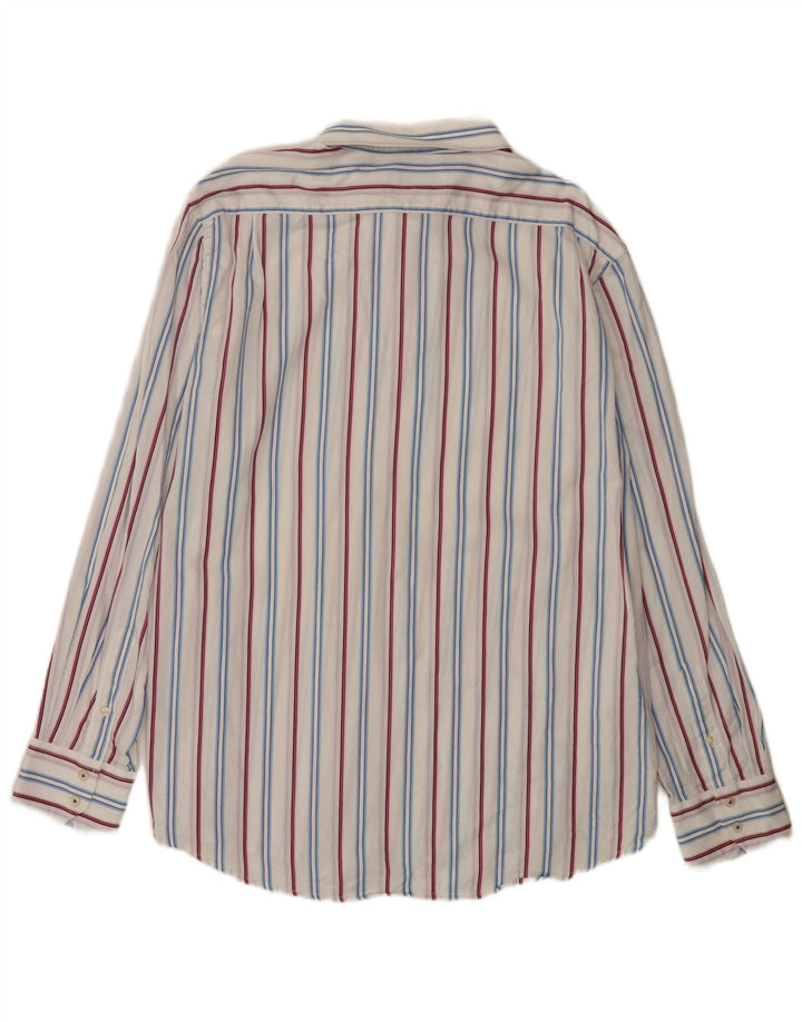 Ben Sherman Chemise Homme 2XL Coton Rayé Blanc