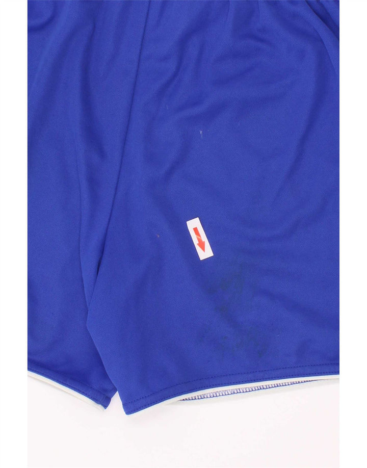 Short de sport Adidas Garçon Climalite 9-10 ans Bleu Polyester