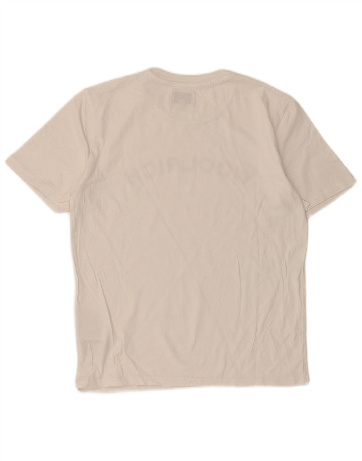 Woolrich T-shirt graphique pour garçon 11-12 ans Blanc Coton