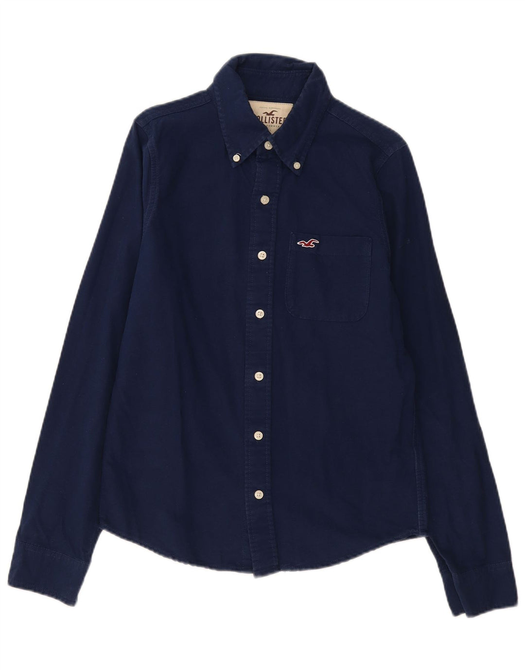 HOLLISTER Chemise Homme Small Bleu Marine Coton