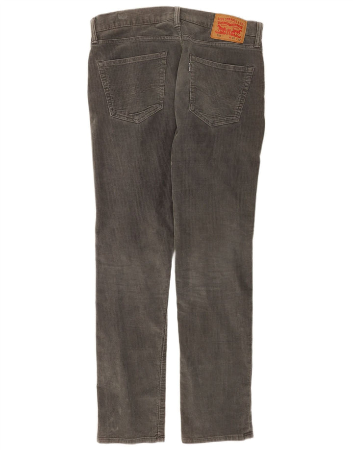 Levi's Pantalon 511 Slim Velours Côtelé Homme W32 L32 Gris