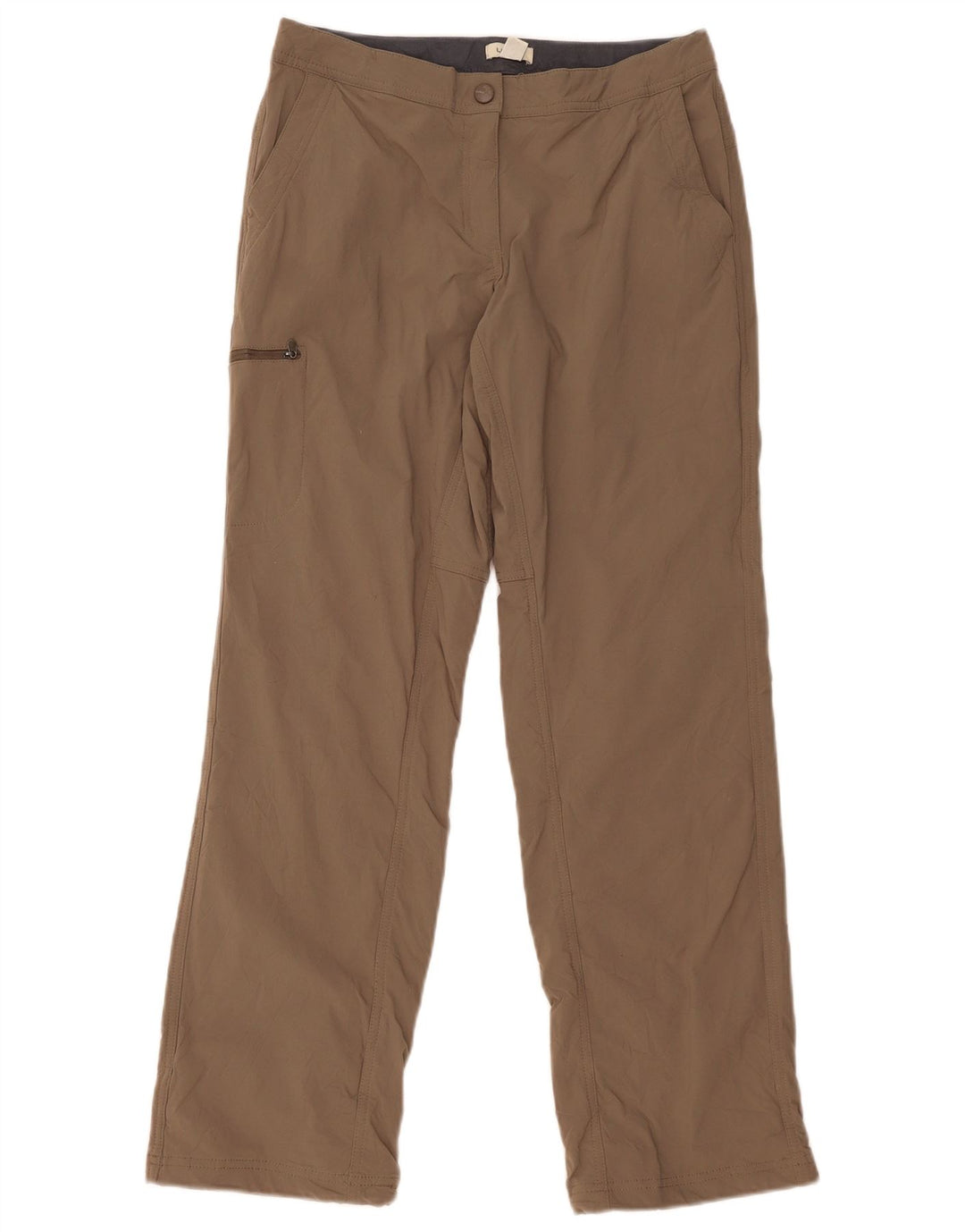 L.L.Bean Pantalon cargo droit pour femme US 8 Medium W30 L31 Nylon marron
