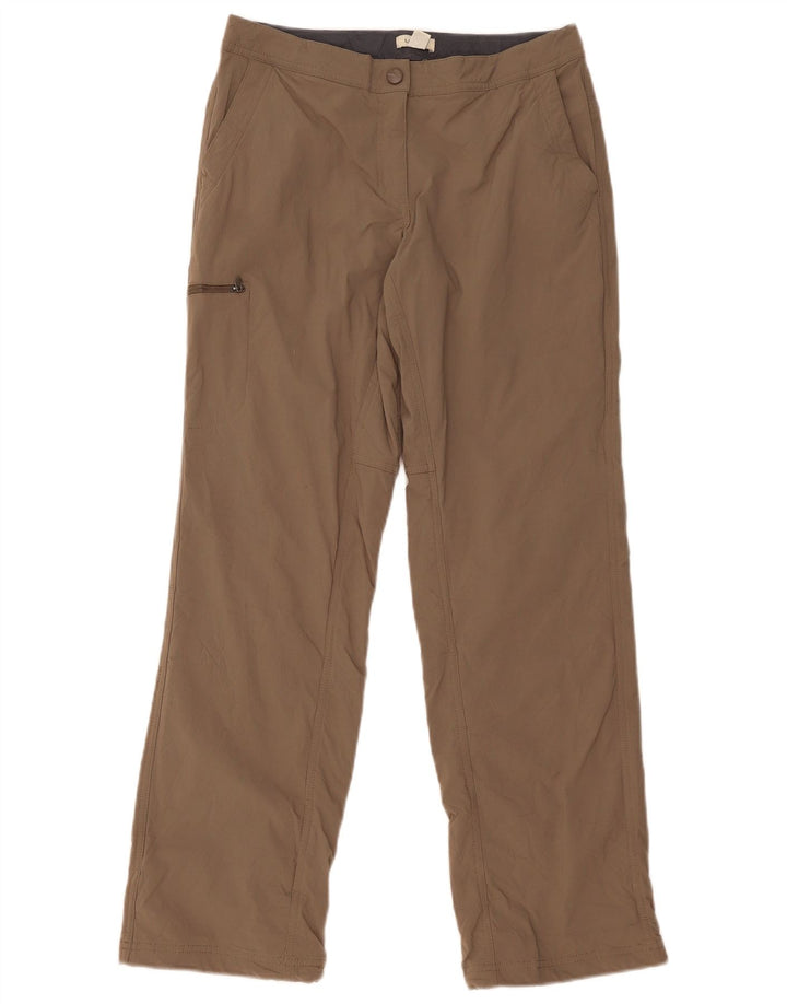L.L.Bean Pantalon cargo droit pour femme US 8 Medium W30 L31 Nylon marron
