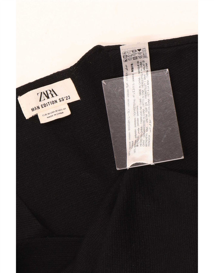 Zara Homme Débardeur Gilet Medium Noir Viscose