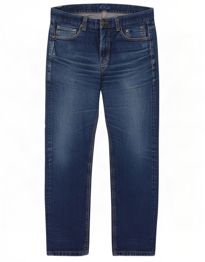 Zara Jean droit pour homme EU 40 Medium W31 L30 Bleu
