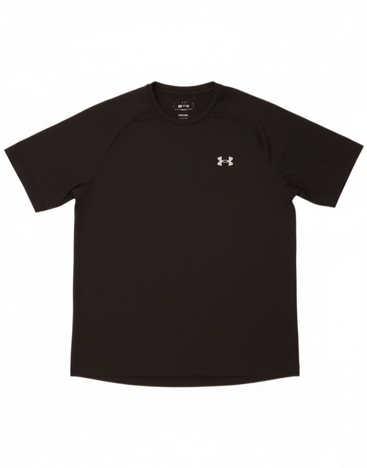 Under Armour T-Shirt Graphique Homme Noir Moyen Polyester
