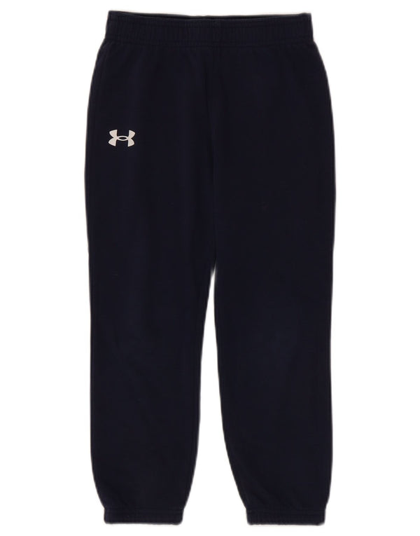 Under Armour Pantalon de Survêtement Garçon 5-6 ans Bleu Marine Coton