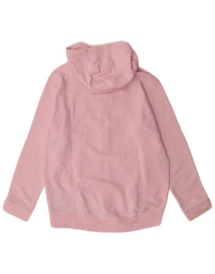 NIKE Pull à capuche zippé pour fille 12-13 ans Grand rose en coton