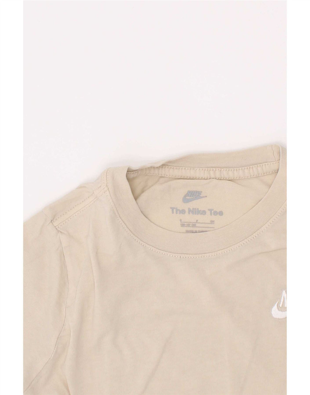 Nike T-Shirt Garçon 8-9 Ans Petit Beige